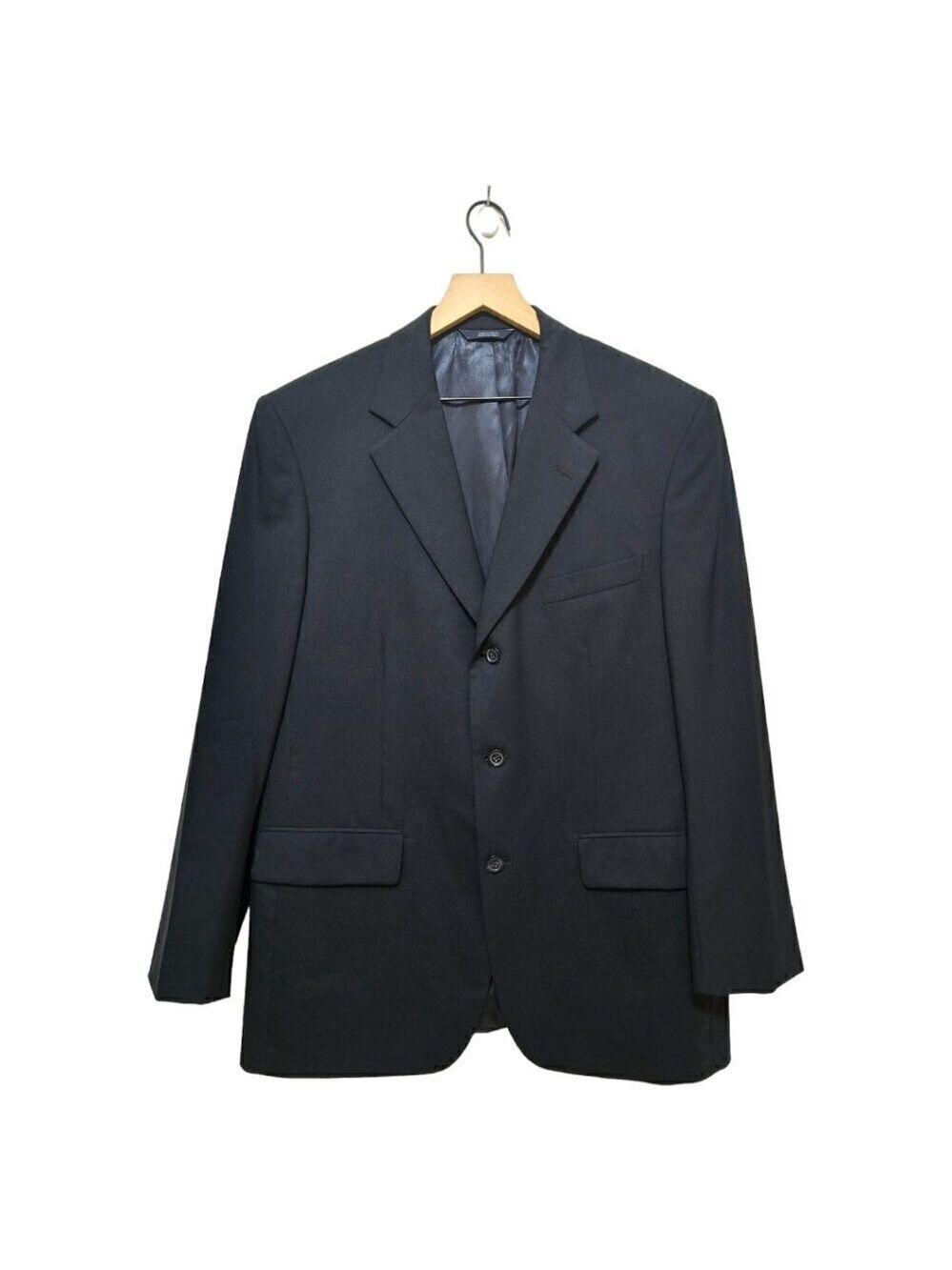Brooks Brothers Brooksease Black Single Breasted Wool Blazer Sz 40R